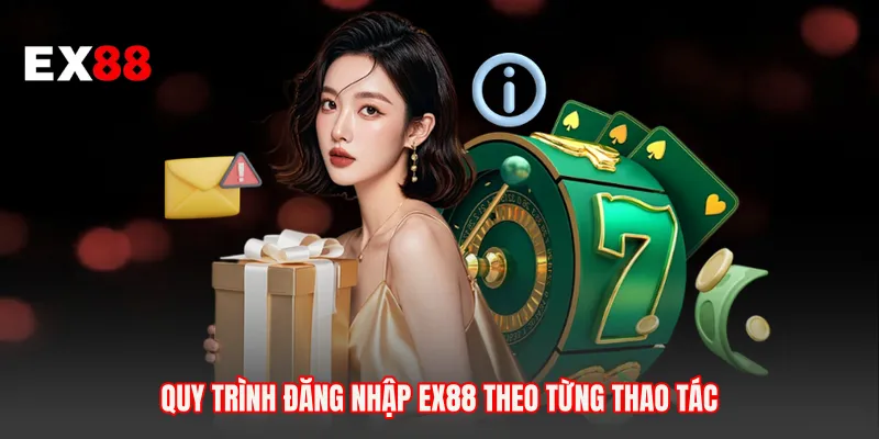 Quy trình đăng nhập EX88 theo từng thao tác